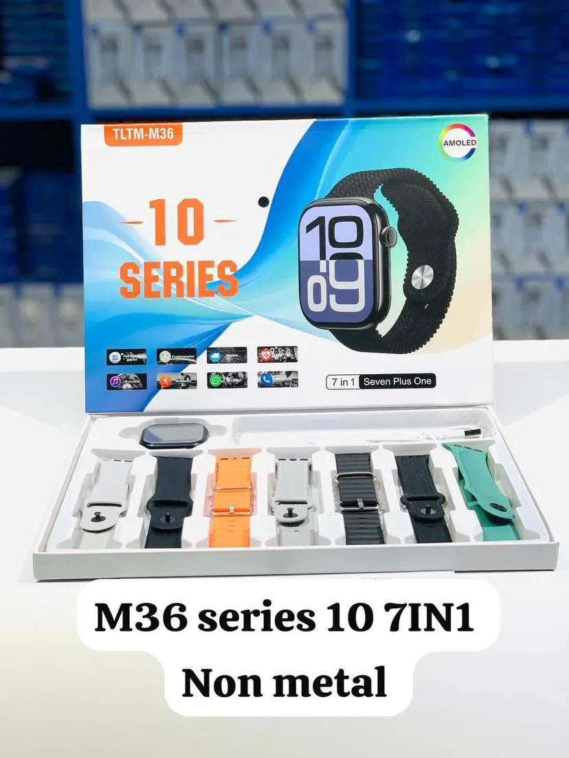 Series 10 Smart Watch with 7 Straps